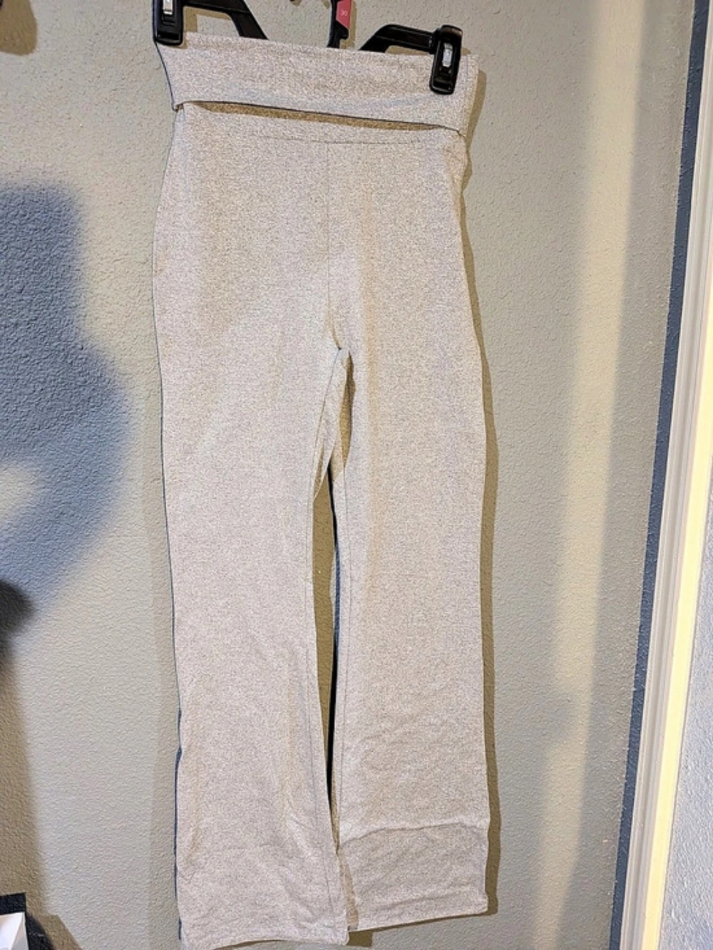 Gray flare Legging Like New